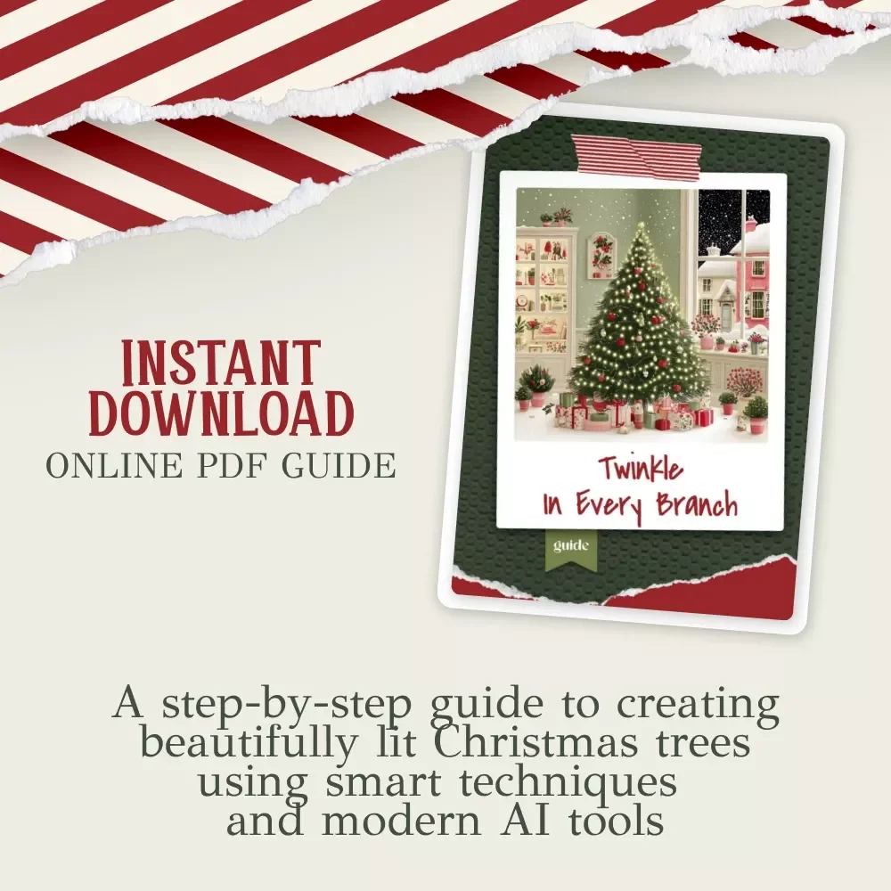 Twinkle in Every Branch | Christmas Tree Light-Wrapping Guide for Beginners & Pros | How to Wrap Lights on a Christmas Tree | Holiday Decorating eBook