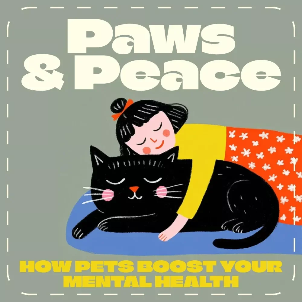 Paws & Peace: How Pets Boost Your Mental Health | Digital eBook Guide for Pet Lovers, Self-Care, and Emotional Wellness | Instant Download Mental Health Support Resource