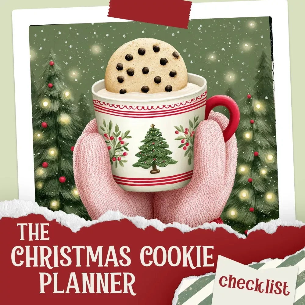Sweet & Festive: Christmas Cookie Planner | Holiday Baking Checklist | Printable Cookie Guide for christmas cookies ideas & Festive Recipe Planning
