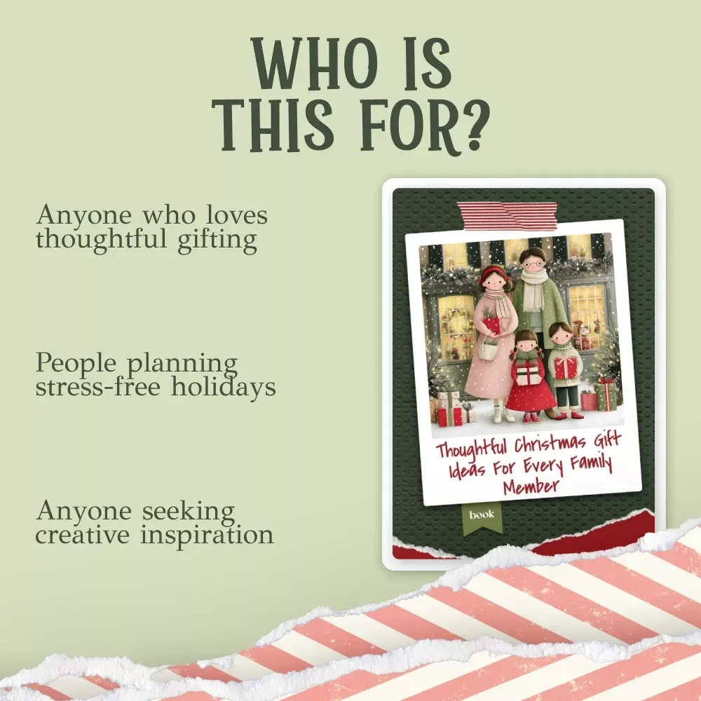 Thoughtful Christmas Gift Ideas for Every Family Member | Ultimate Ebook Guide for Meaningful & Creative Holiday Giving | Digital Download for christmas gift ideas for family