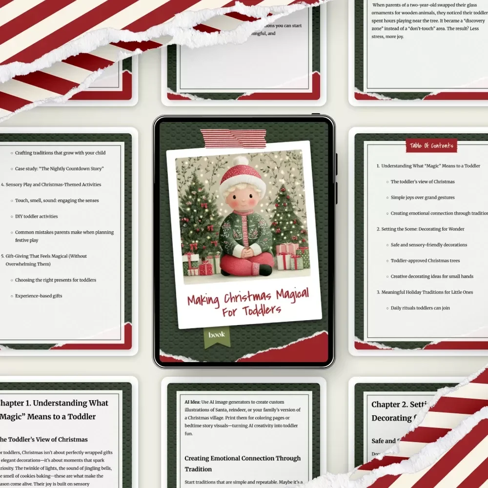 Making Christmas Magical for Toddlers | Holiday Parenting Guide | Toddler Christmas Activities | Festive Traditions eBook | Digital Download