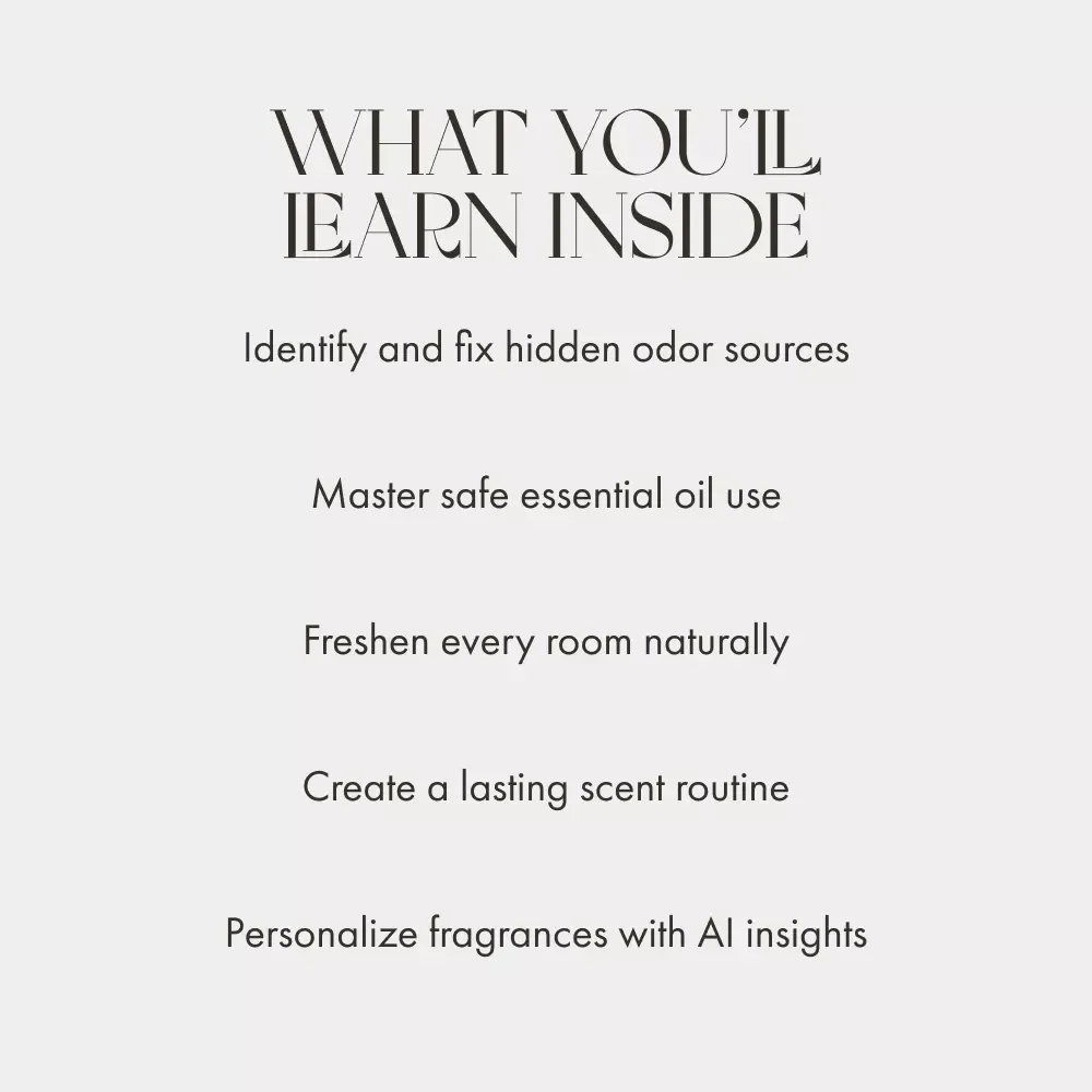Your Home’s Guide to Lasting Natural Scents | How to Make Your Home Smell Fresh Naturally | Digital Download eBook & DIY Home Fragrance Guide for Clean, Natural Aromas