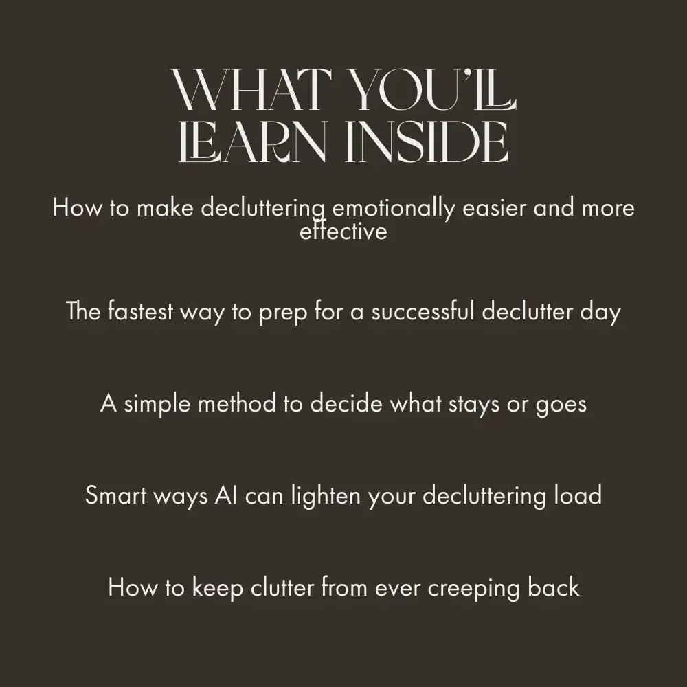 Declutter Before Adding Storage | eBook Guide on How to Declutter Before Adding Storage for a Clutter-Free, Organized Home