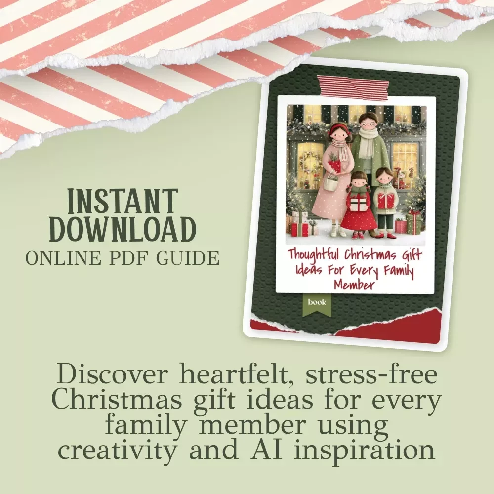 Thoughtful Christmas Gift Ideas for Every Family Member | Ultimate Ebook Guide for Meaningful & Creative Holiday Giving | Digital Download for christmas gift ideas for family