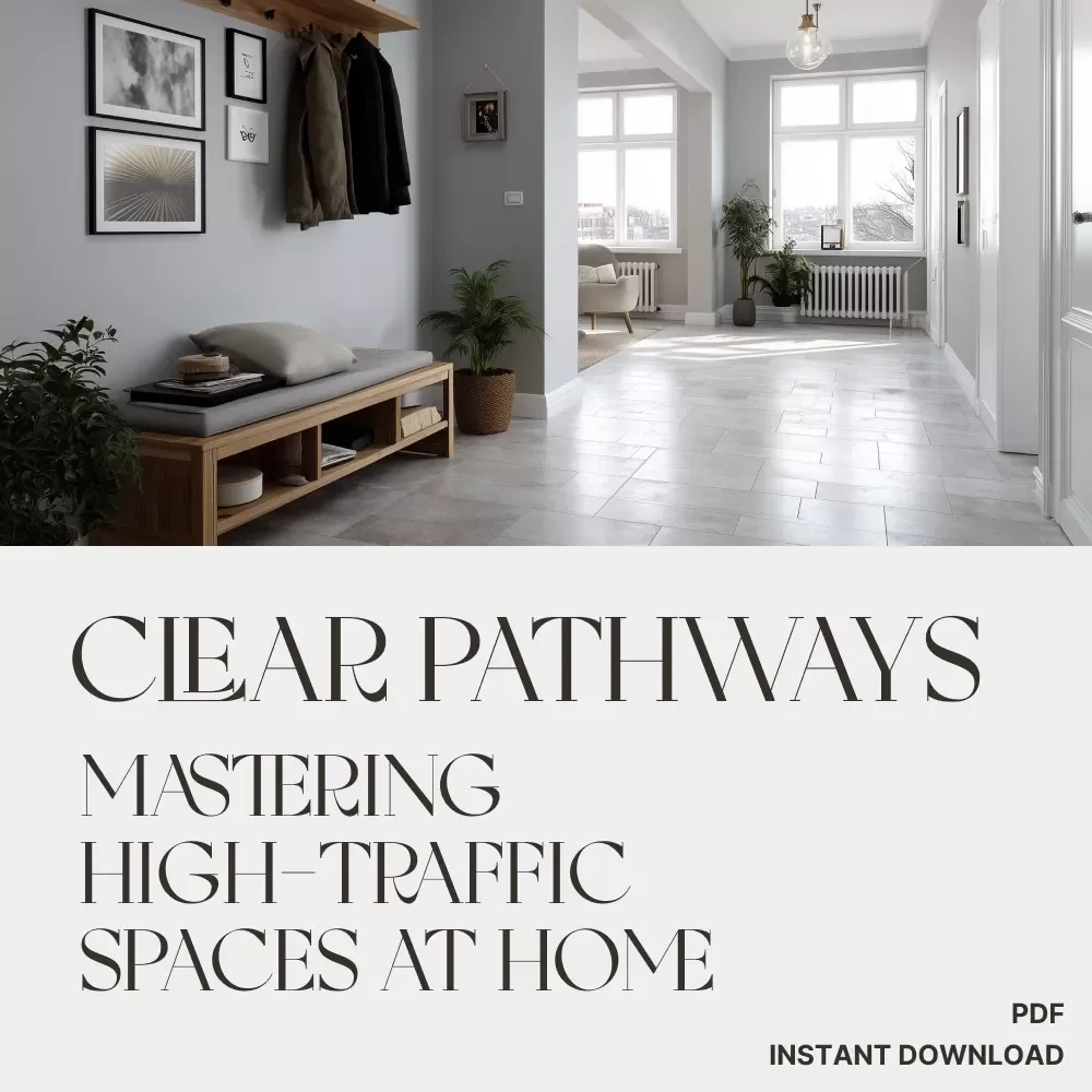 Clear Pathways: Mastering High-Traffic Spaces at Home | How to Keep High Traffic Areas Clear | Home Organization Guide for Clutter-Free Living