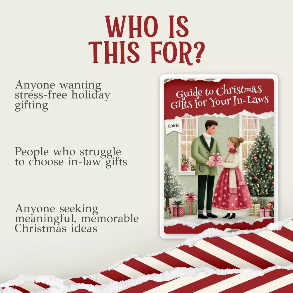 Guide to Christmas Gifts for Your In-Laws | Thoughtful Gift Ideas, Budget Tips & Creative Inspiration | Digital Download for Stress-Free Holiday Shopping