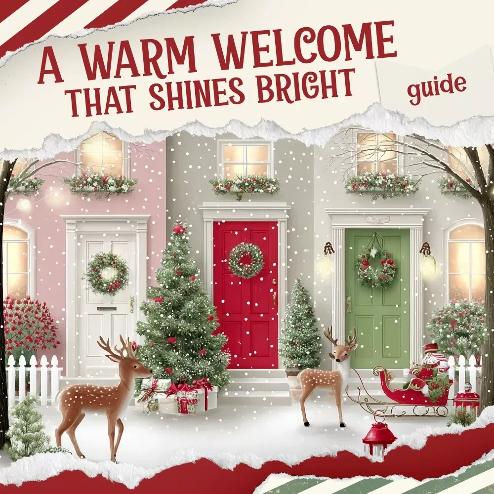A Warm Welcome That Shines Bright This Holiday | Front Porch Christmas Decorations Guide for Creating Magical Outdoor Cheer