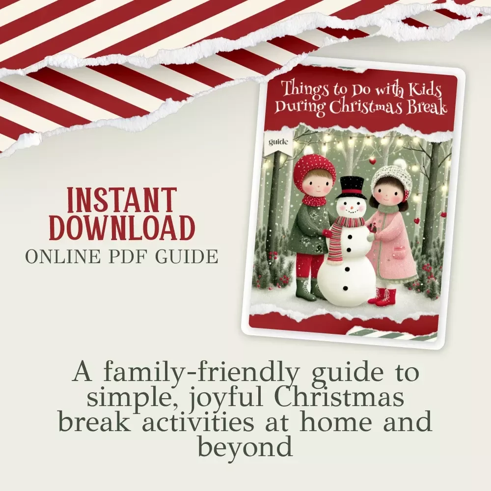 Things to Do with Kids During Christmas Break Guide | Holiday Activity Ideas | What to Do with Kids During Christmas Break | Family Fun eBook