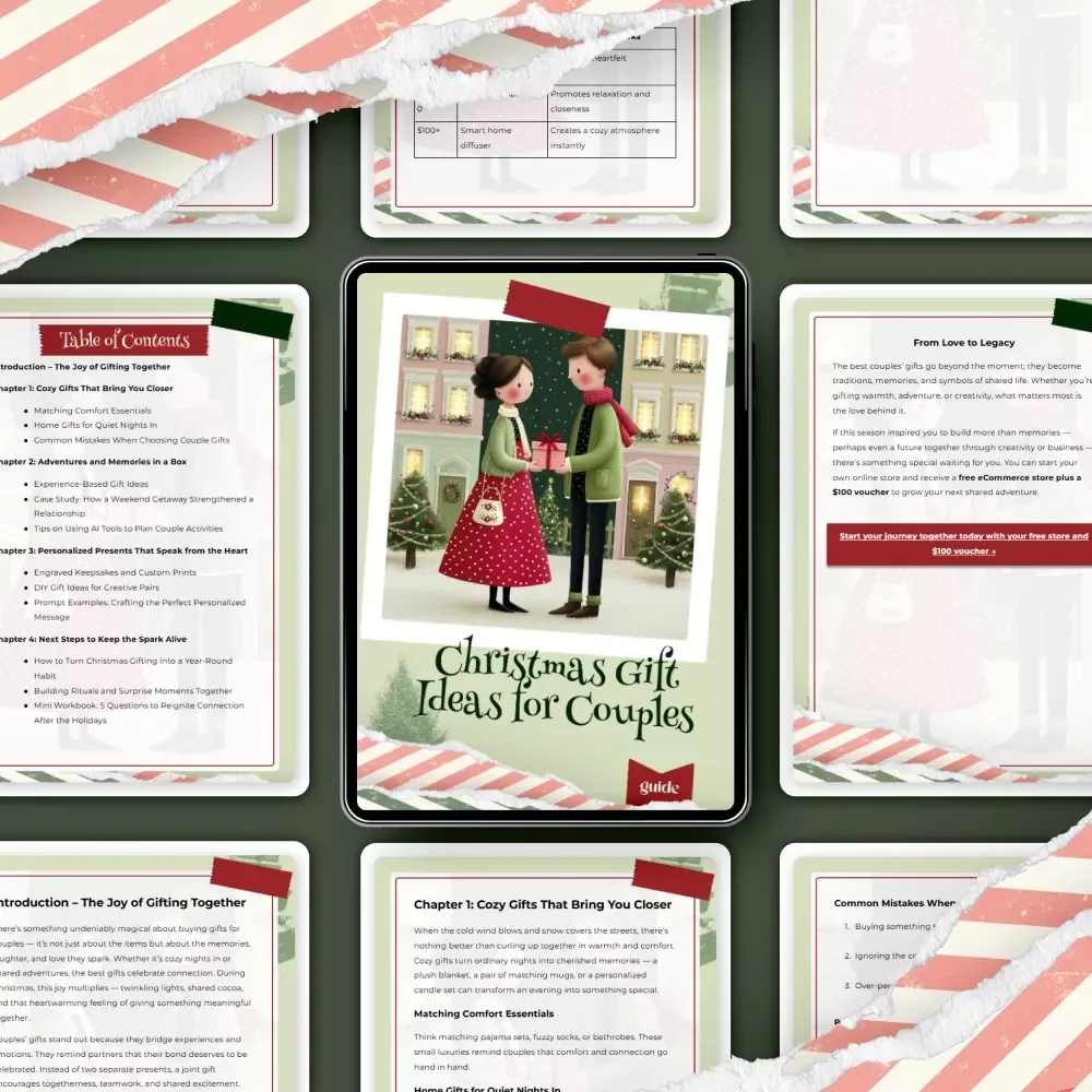 Christmas Gift Ideas for Couples – Cozy, Adventurous & Personalized Holiday Guide | Romantic christmas gifts for couples Inspiration