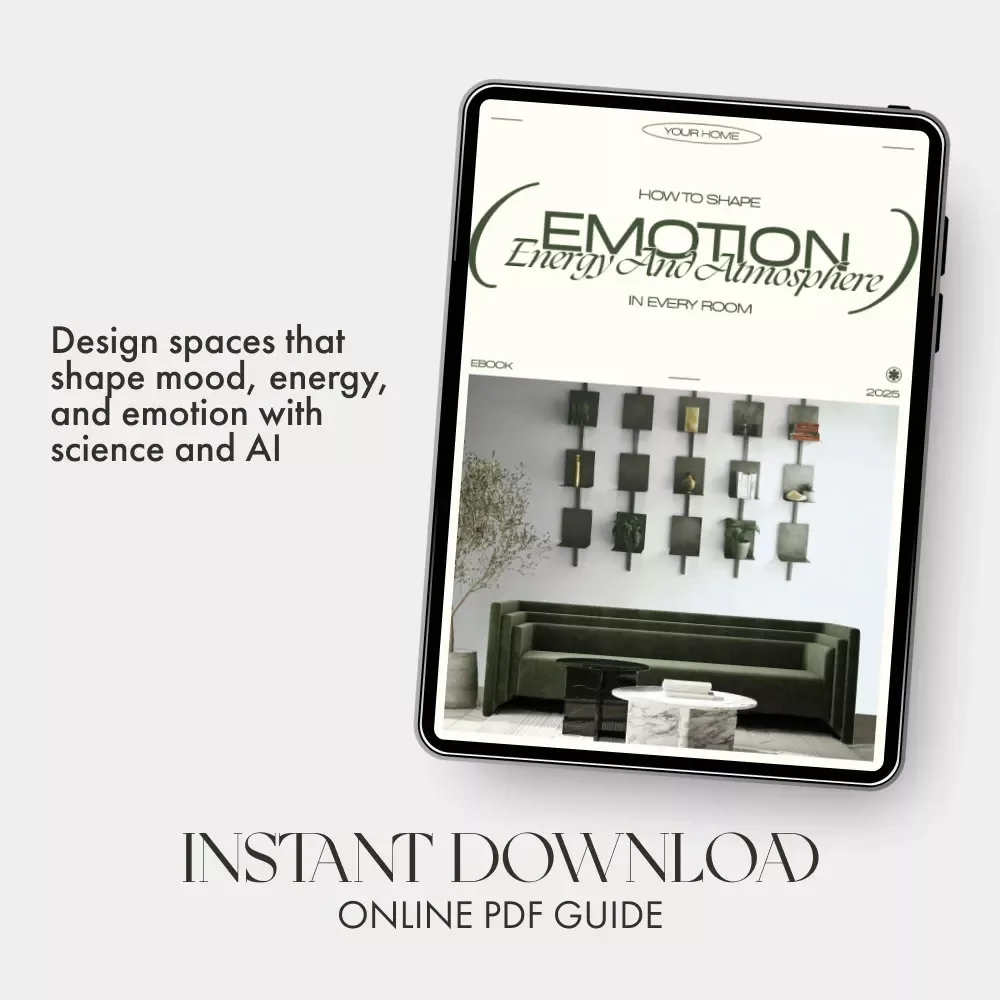 How to Shape Emotion, Energy, and Atmosphere in Every Room | Home Mood Design eBook | Interior Design Psychology | How to Set Different Moods in Rooms | Digital Download Guide
