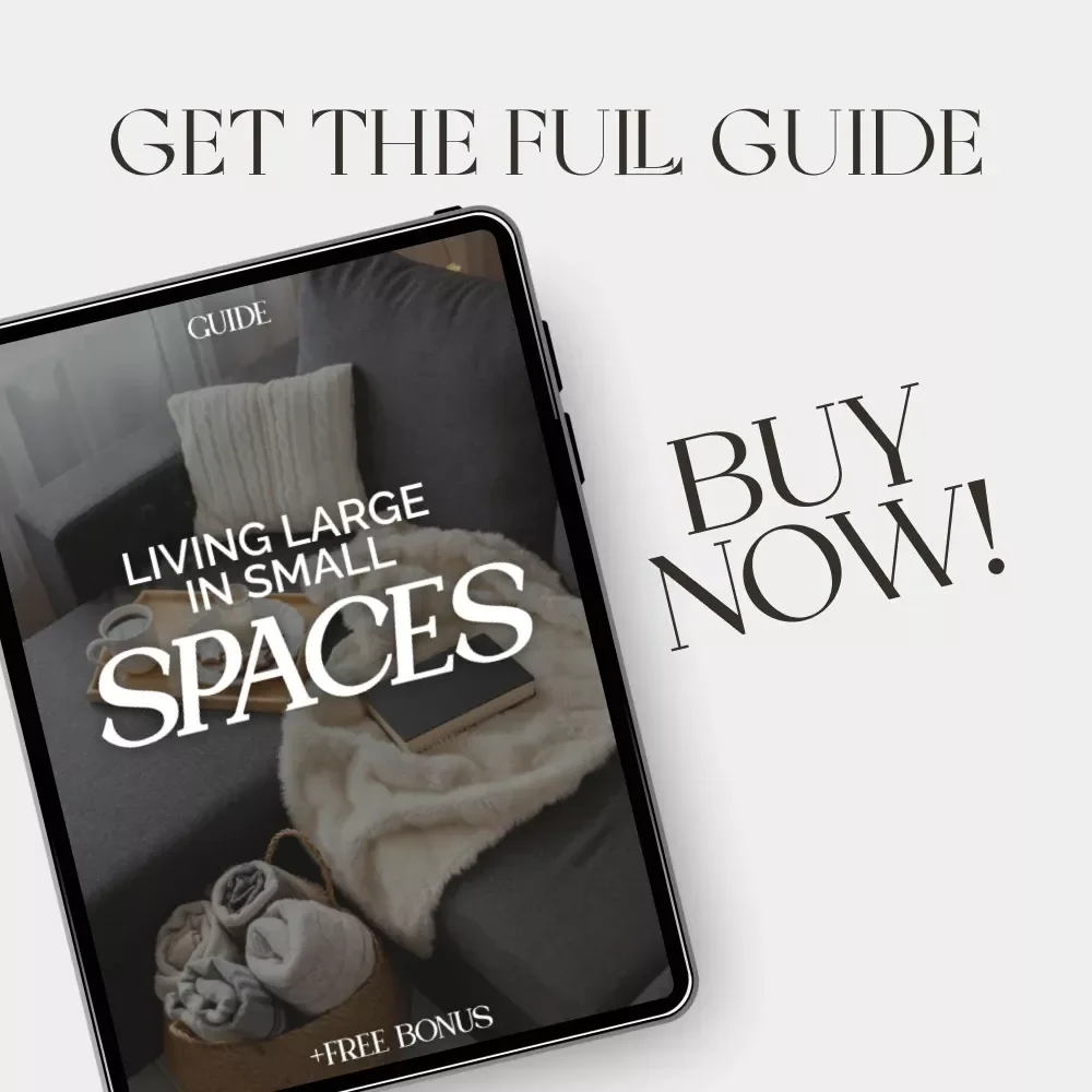 Living Large in Small Spaces | Smart Home Design Guide for Limited Space | Digital Download eBook for Small Apartments, Tiny Homes & Minimalist Living — Learn What to Do When Home Space Is Limited
