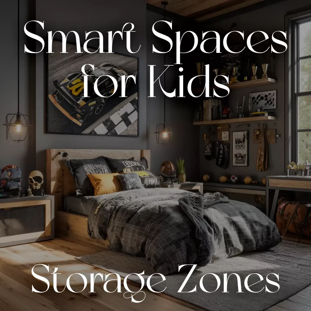 Smart Spaces for Kids | How to Create Storage Zones for Kids Rooms | Digital Guide for Organized and Functional Children's Spaces