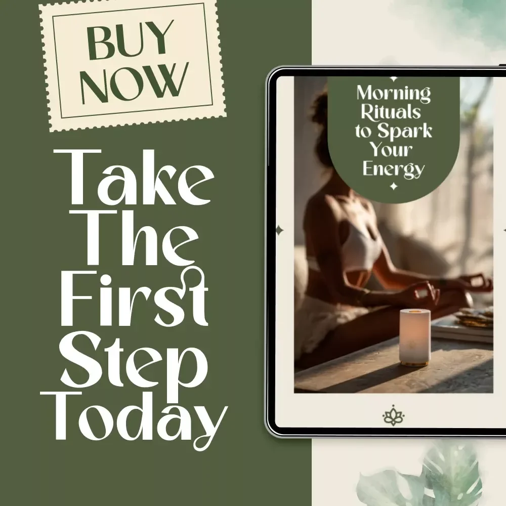 Morning Rituals to Spark Your Energy Checklist | Digital Download | Printable Morning Routine Guide for Productivity, Self Care, and Healthy Habits
