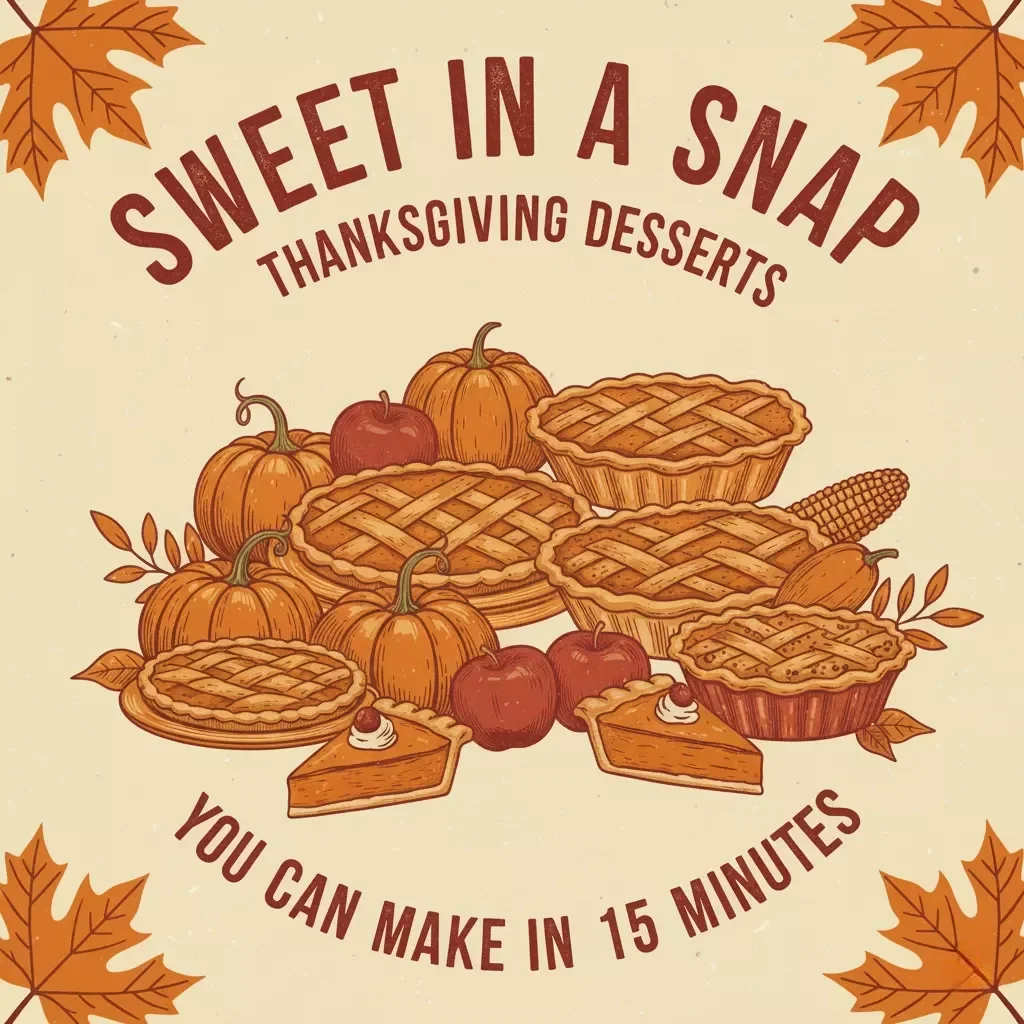 Sweet in a Snap: Thanksgiving Desserts You Can Make in 15 Minutes – Quick and Easy Fall Treats eBook