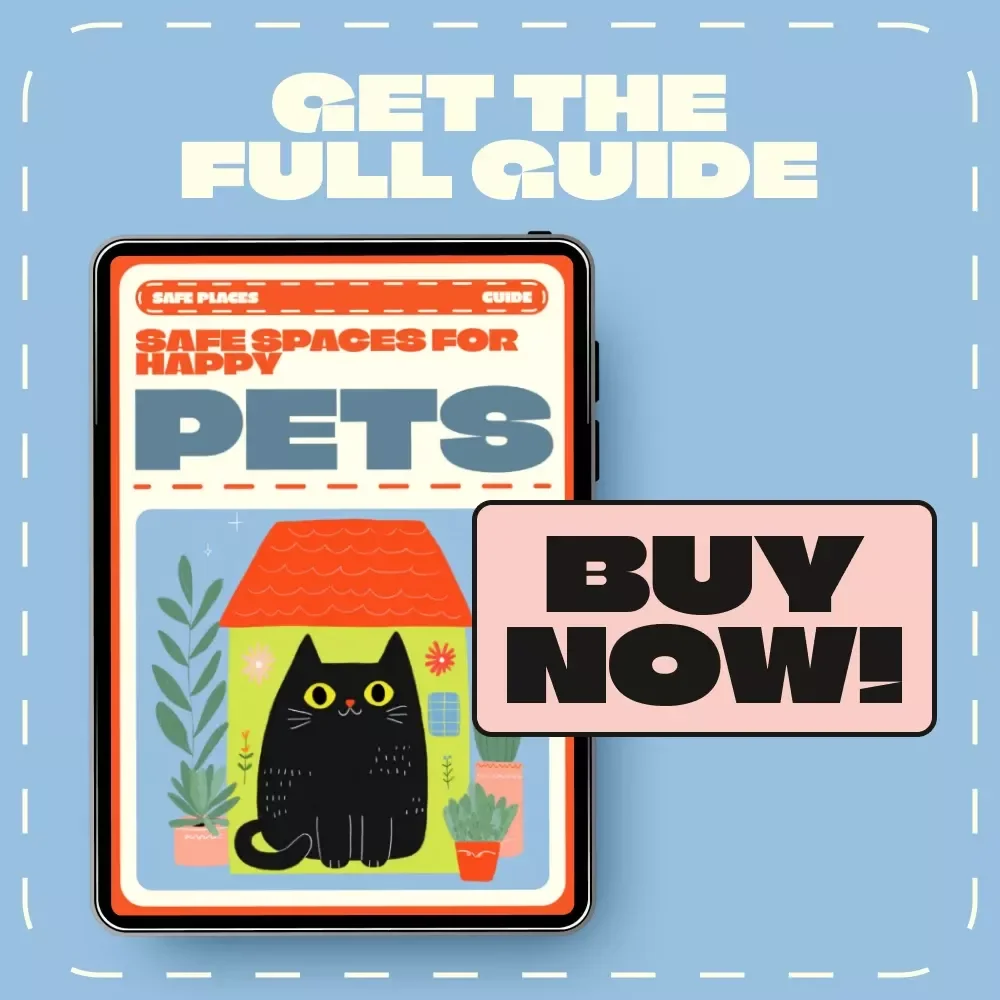 Safe Spaces for Happy Pets | Pet Care eBook, Digital Download, Guide for Creating Calming Pet Environments, AI Ideas for Comfort & Safety