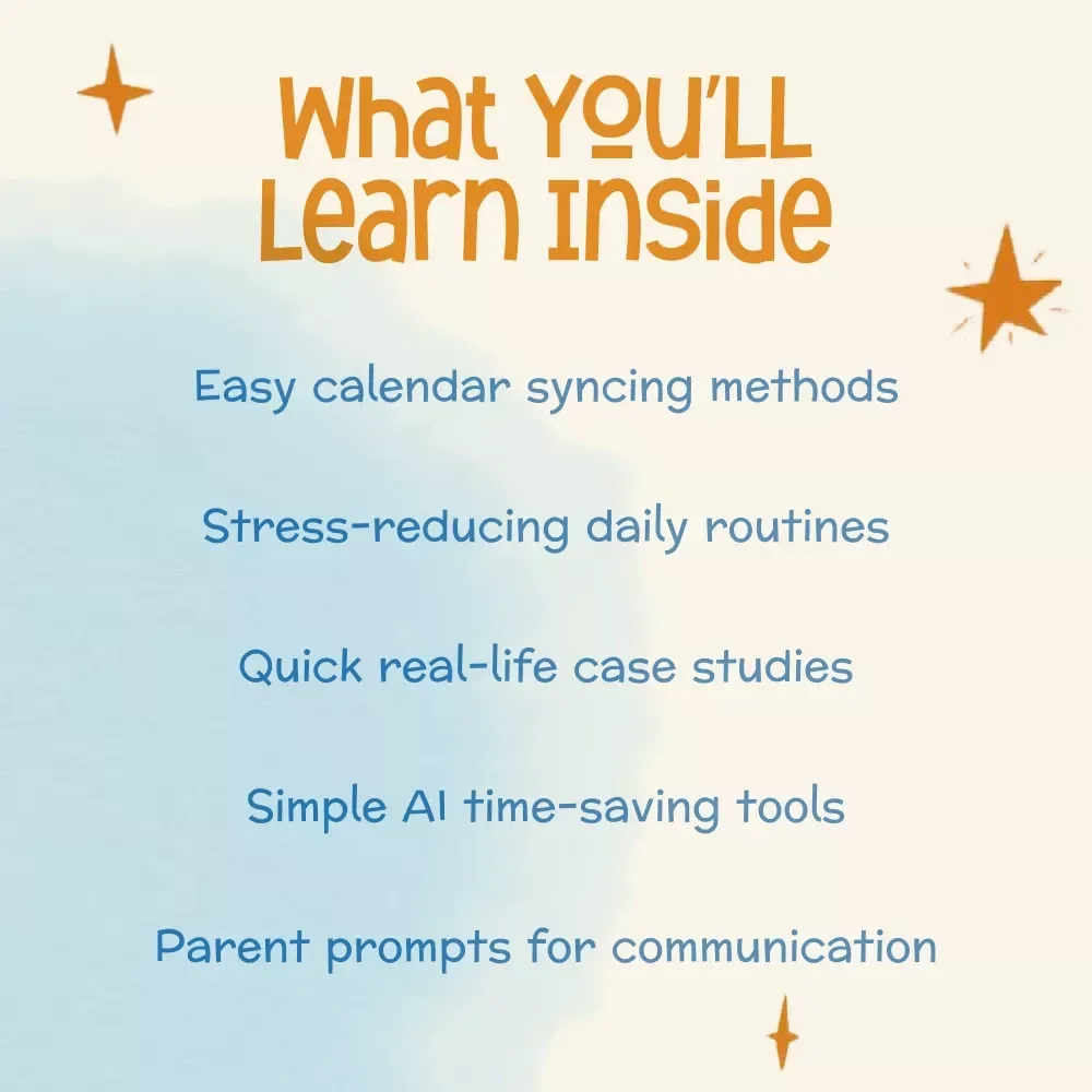 Managing Two Kids on Different Schedules Guide | Digital Parenting Resource for Busy Families