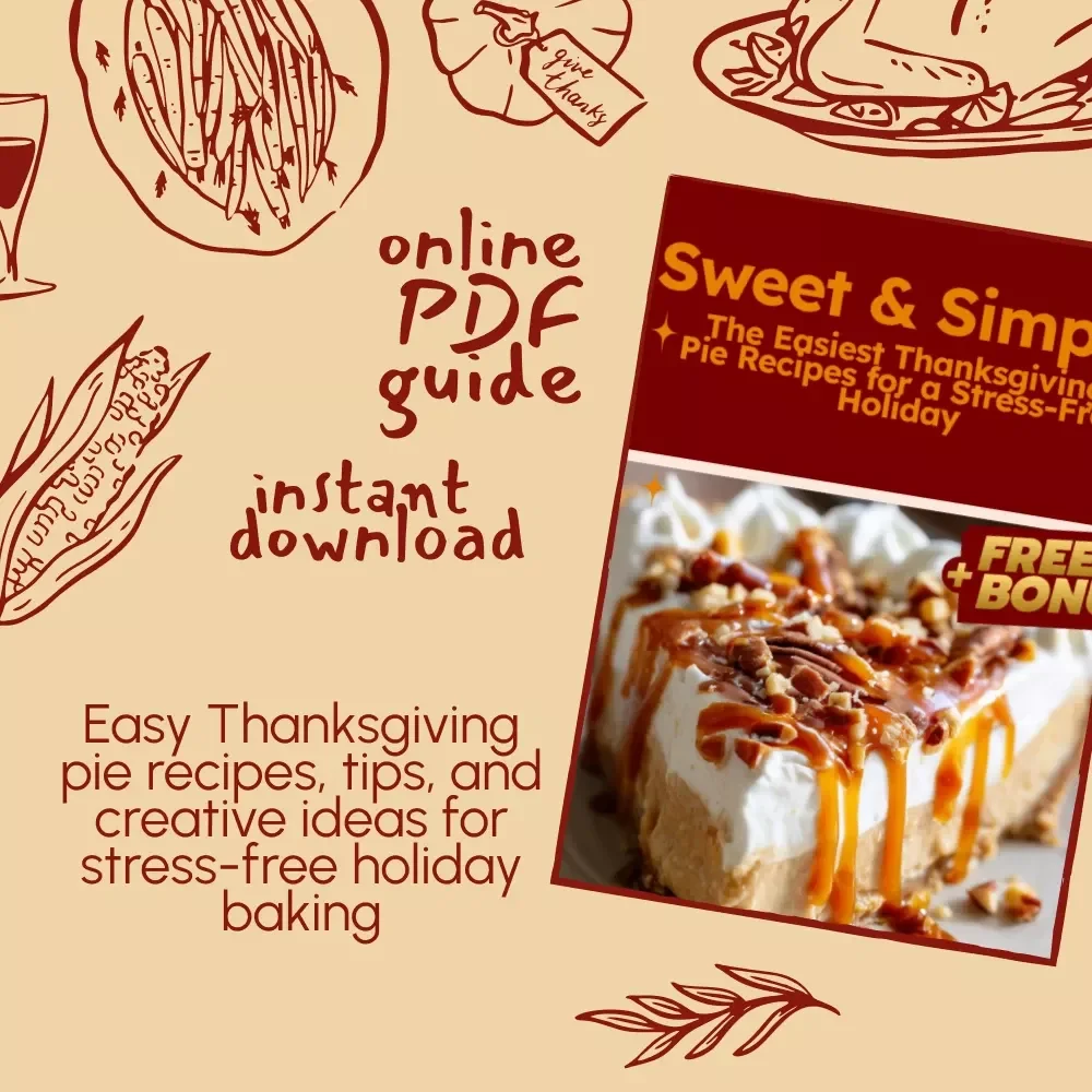 Sweet & Simple: The Easiest Thanksgiving Pie Recipes for a Stress-Free Holiday Guide - Digital Download