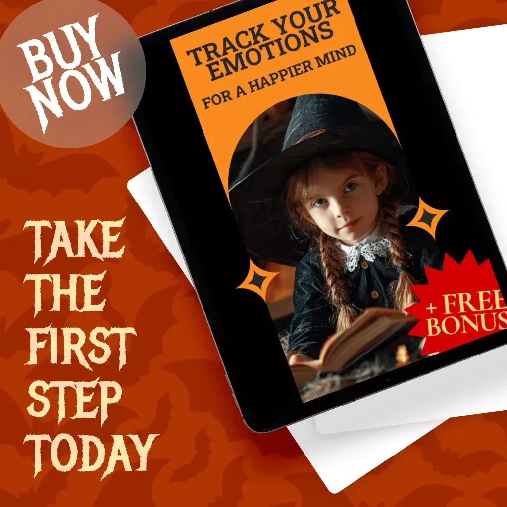 Track Your Emotions for a Happier Mind | Fear vs Fun Emotional Tracker | Self-Reflection Guide, Daily Journal Prompts, Mood Patterns eBook