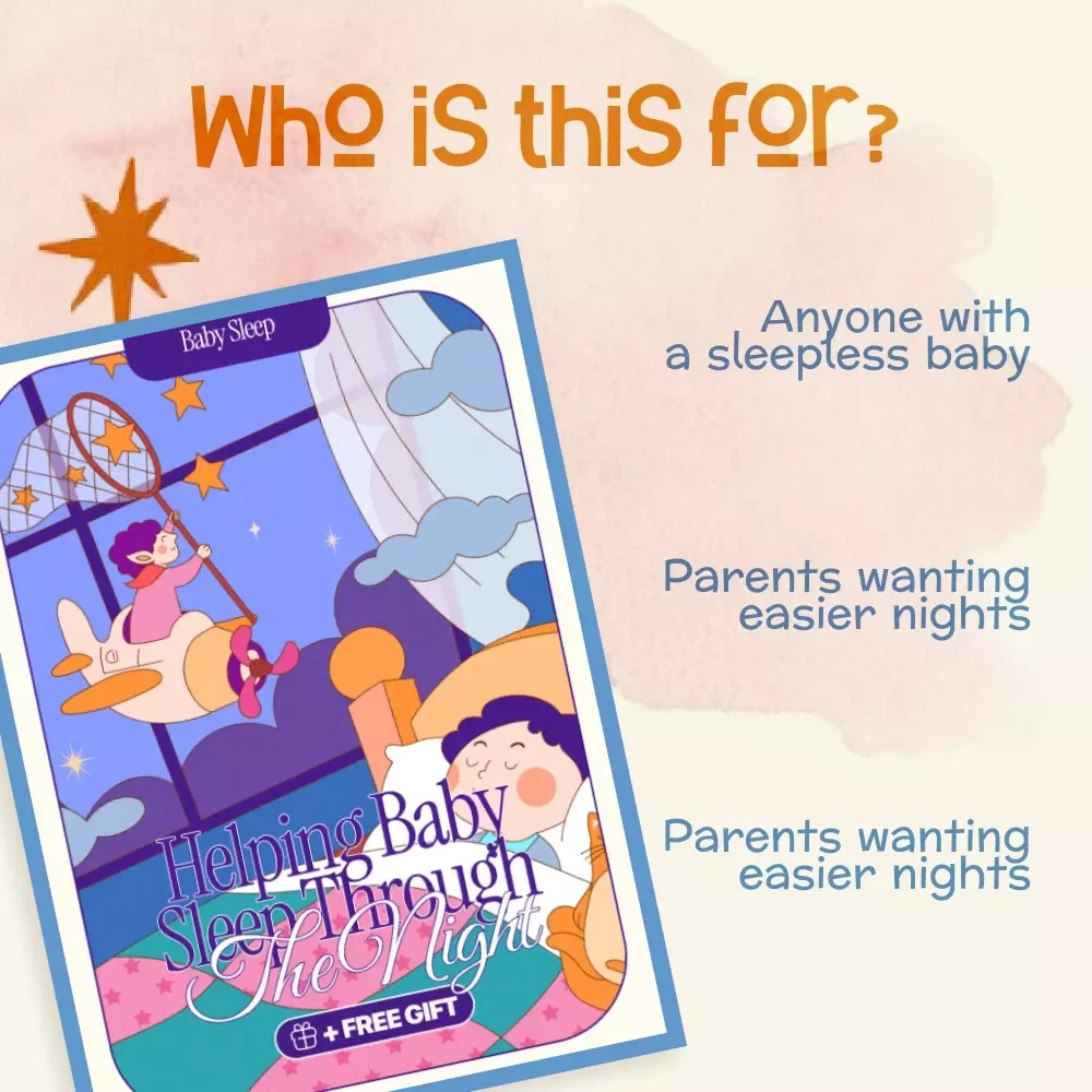 Helping Baby Sleep Through the Night | Ebook Guide on How to Get Baby to Sleep Through the Night with Proven Routines, Sleep Training, and AI Parenting Tools