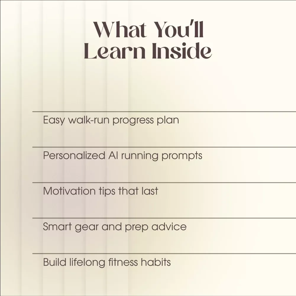 Run Your First Miles | Beginner Running Guide for Fitness, Motivation & AI-Powered Progress | Digital Download for New Runners, Couch to 5K Starter Plan, Wellness & Exercise Ebook