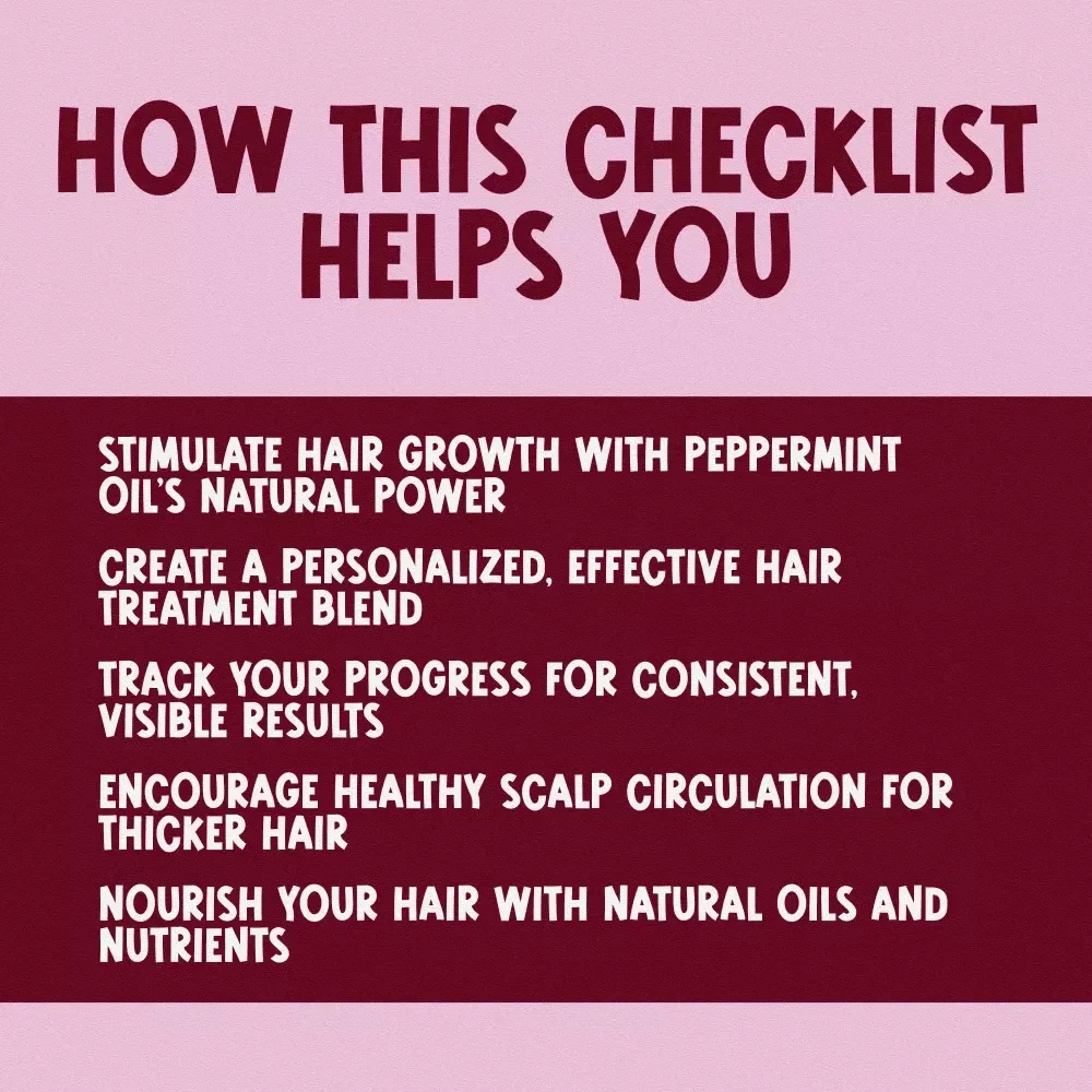 Peppermint Power: Your Hair Regrowth Checklist - Natural Solution for Thinning Hair with Peppermint Oil