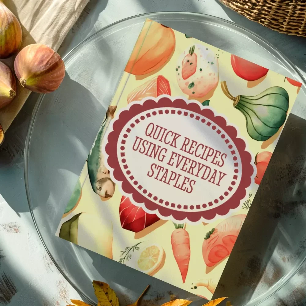 Quick Recipes Using Everyday Staples | Pantry Staples Guide for Fast Meals, Snacks & One-Pot Wonders | Digital Download eBook
