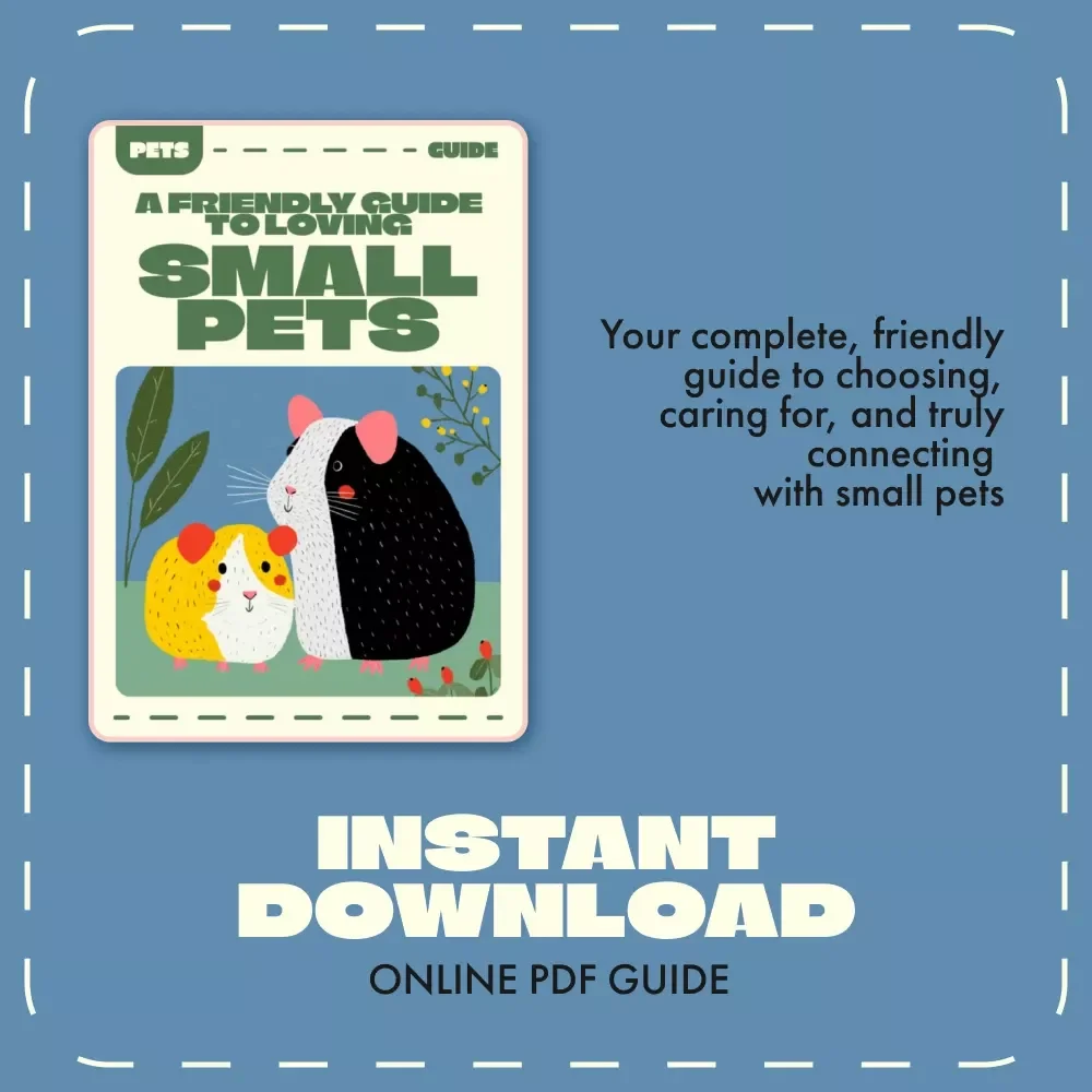A Friendly Guide to Loving Small Pets | Tips for Caring for Small Pets | Digital eBook for Pet Owners, Animal Lovers & Beginners
