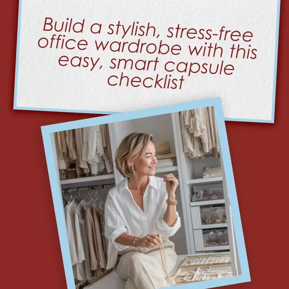 The Ultimate Office Capsule Wardrobe Checklist: Dress Smart, Work Confident – Printable Capsule Wardrobe Guide for Women | Office Style Planner | Digital Download