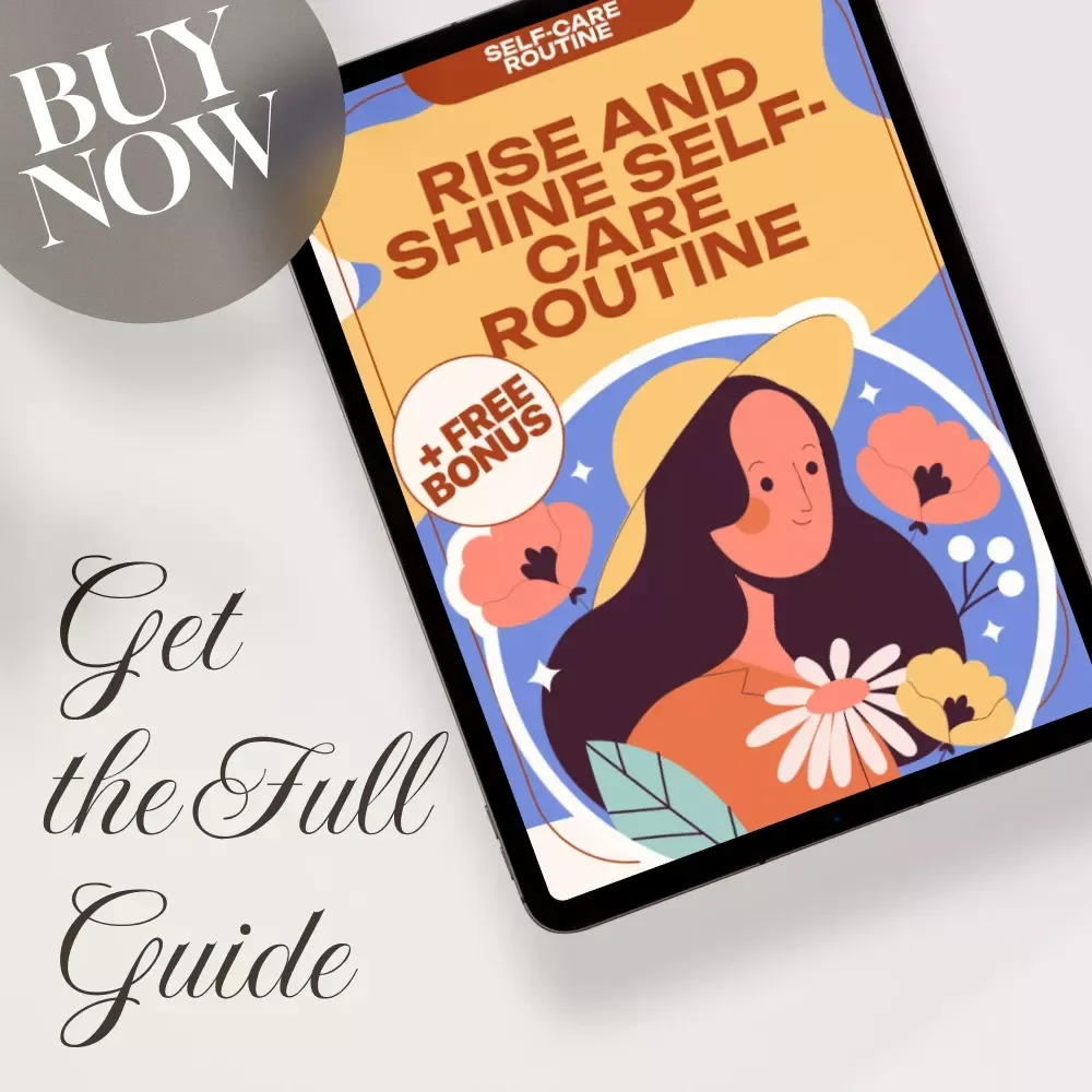 Rise and Shine Self-Care Routine | Morning Self-Care Routine Guide, Digital Download Wellness eBook, Journaling, Mindfulness, Gentle Movement