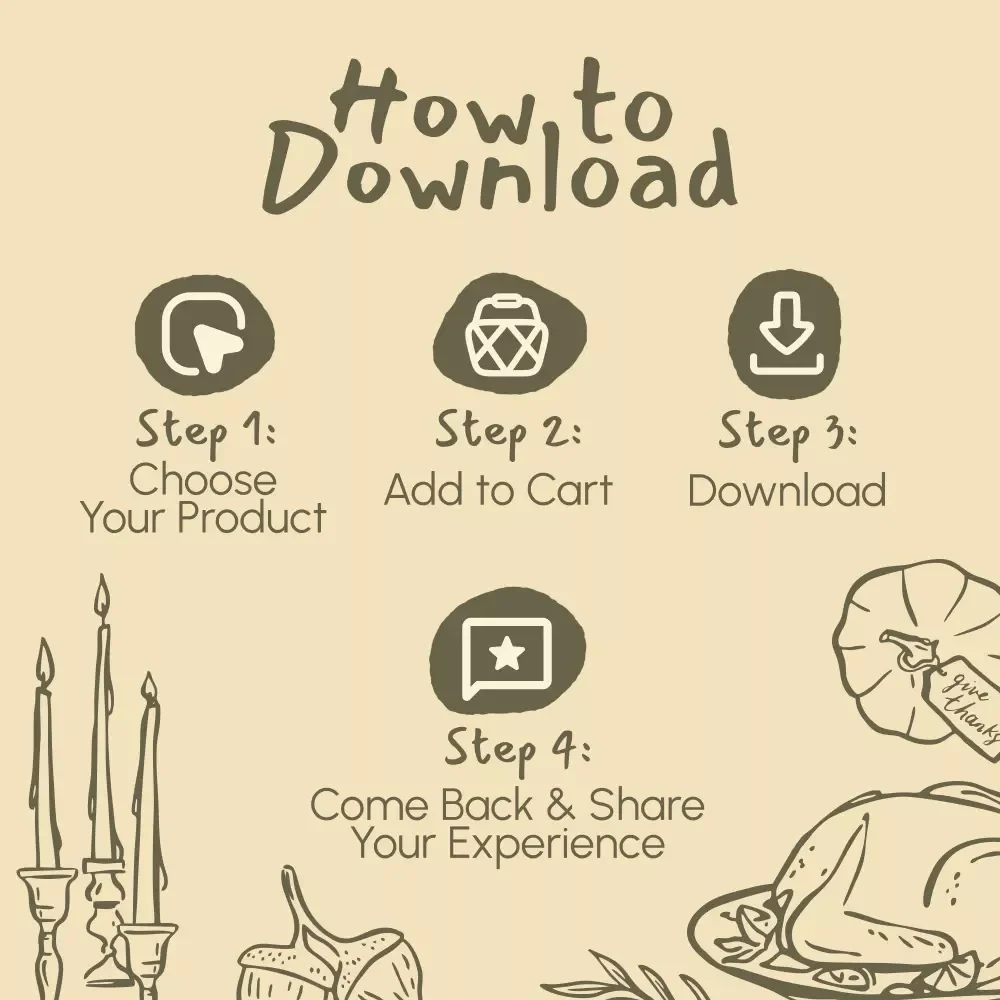 How to Plan a Potluck Thanksgiving Menu Everyone Will Love | Printable Digital Guide | Thanksgiving Planning Checklist | How to Plan a Potluck Thanksgiving Menu eBook