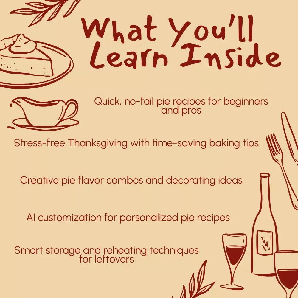 Sweet & Simple: The Easiest Thanksgiving Pie Recipes for a Stress-Free Holiday Guide - Digital Download