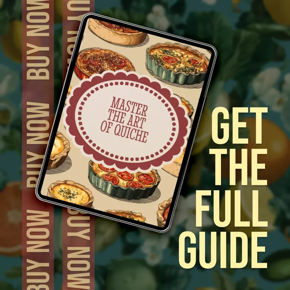 Master the Art of Quiche | Digital Guide | eBook for Perfect Homemade Quiche Recipes, Tips, and Step-by-Step Cooking Instructions
