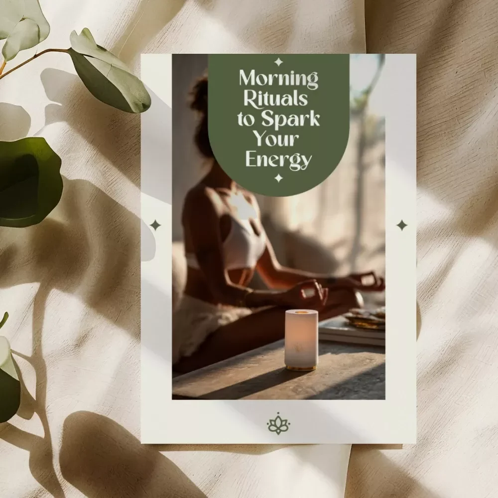 Morning Rituals to Spark Your Energy Checklist | Digital Download | Printable Morning Routine Guide for Productivity, Self Care, and Healthy Habits