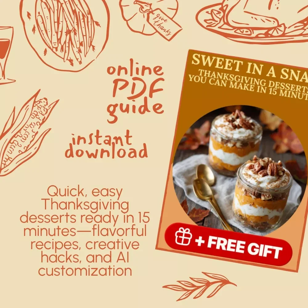 Sweet in a Snap: Thanksgiving Desserts You Can Make in 15 Minutes – Quick and Easy Fall Treats eBook