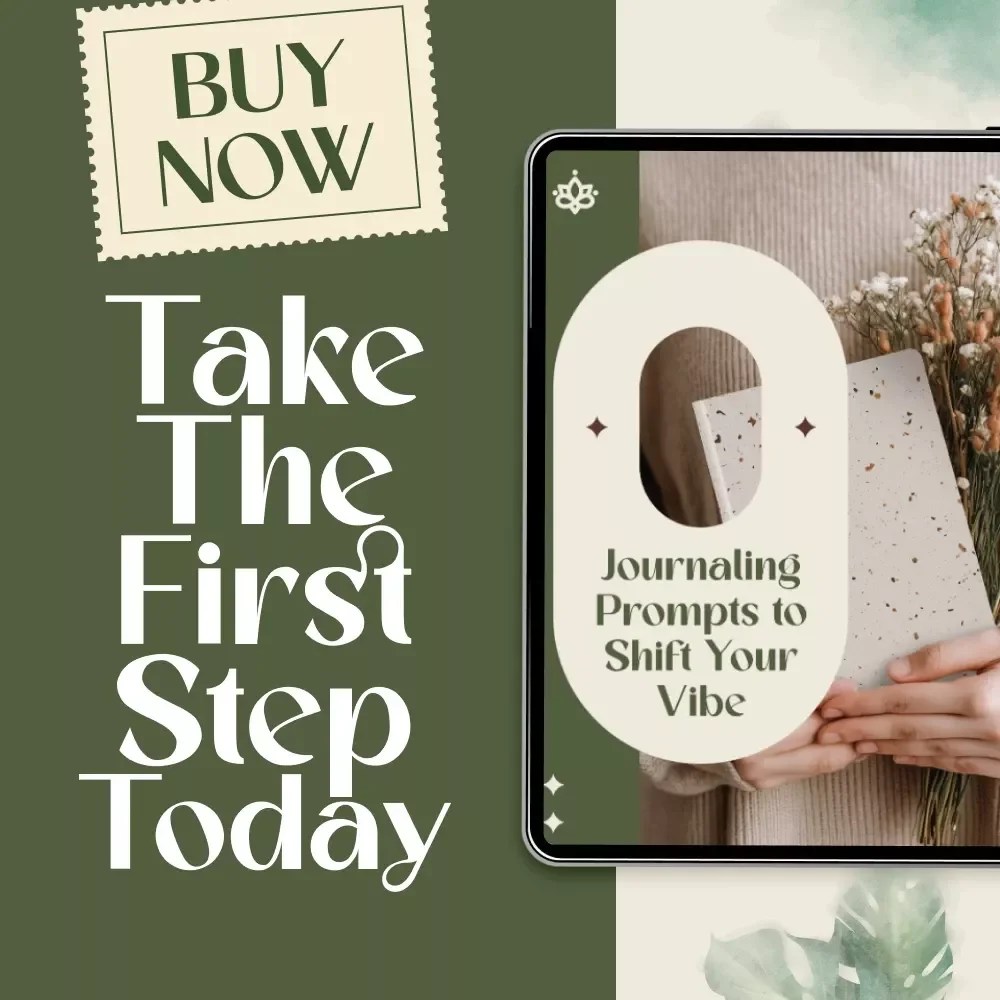 Journaling Prompts to Shift Your Vibe | Digital Download Checklist for Mindset, Self-Care, Mood Boost & Reflection