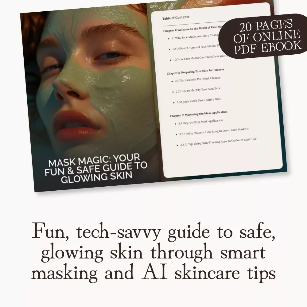 Mask Magic: Your Fun & Safe Guide to Glowing Skin | Digital Skincare eBook | Learn how to use face masks safely for radiant, healthy skin