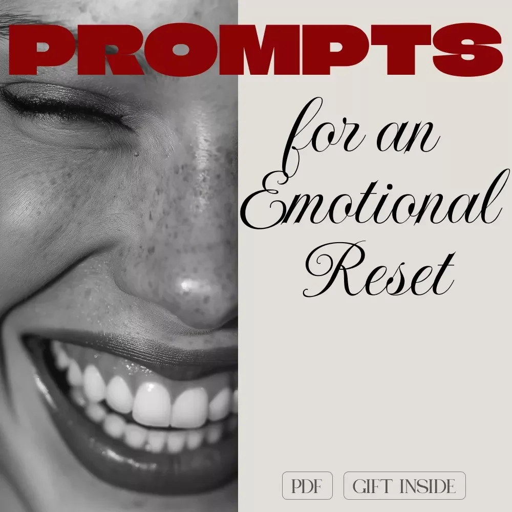 Journaling Prompts for an Emotional Reset | Digital Guide for Mindful Writing, Emotional Clarity & Stress Relief