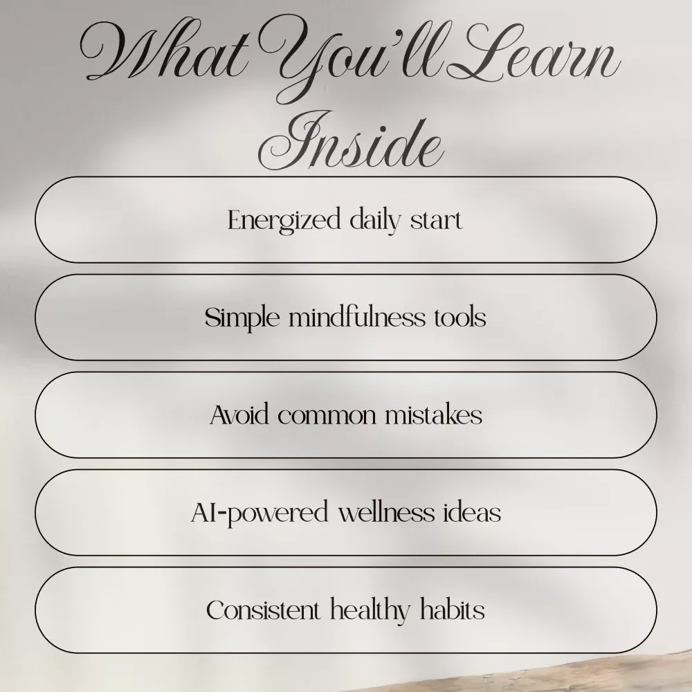 Rise and Shine Self-Care Routine | Morning Self-Care Routine Guide, Digital Download Wellness eBook, Journaling, Mindfulness, Gentle Movement