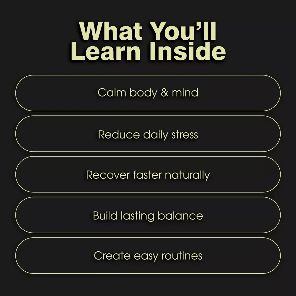 Yoga Unwind: A Gentle Path to Relaxation & Recovery | Digital eBook for Stress Relief, Calm, and Holistic Healing | Yoga for Relaxation and Recovery Guide