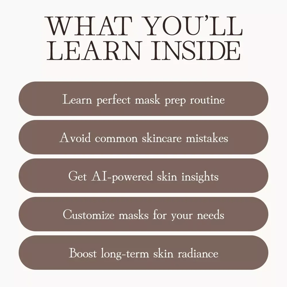 Mask Magic: Your Fun & Safe Guide to Glowing Skin | Digital Skincare eBook | Learn how to use face masks safely for radiant, healthy skin