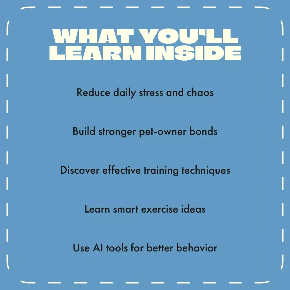 The Smart Guide to Handling Hyperactive Pets | eBook for Pet Owners | Tips for Handling Hyperactive Pets, Behavior Management & Calm Training Strategies