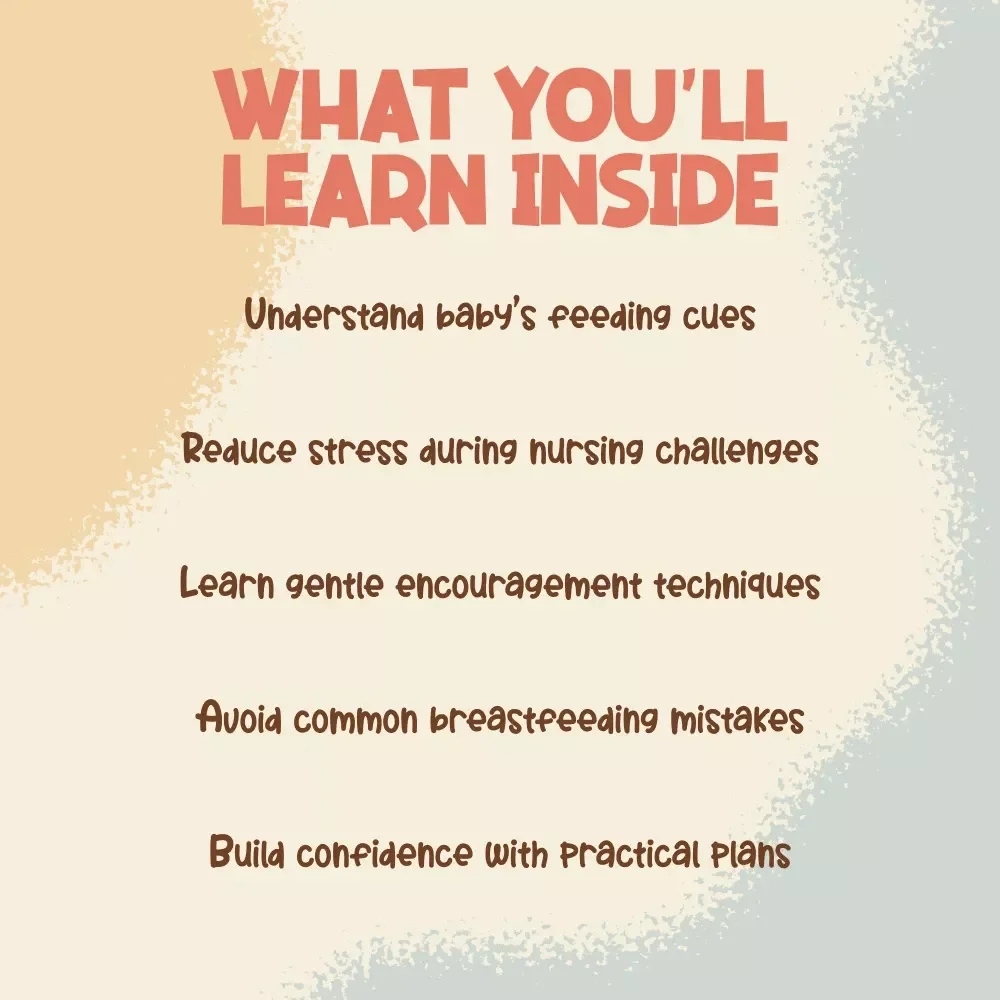 A Gentle Guide for When Your Baby Refuses to Nurse | Digital Download eBook, New Mom Support, Breastfeeding Help, Baby Feeding Checklist & Nursing Refusal Solutions
