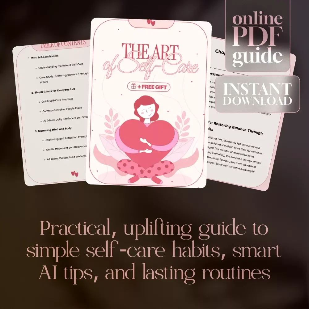 The Art of Self-Care | Digital Guide with Self Care Ideas, Daily Practices & Wellness Routines
