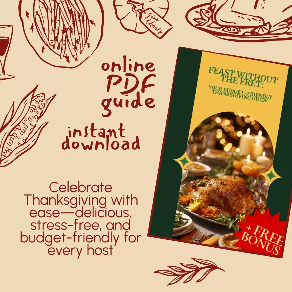 Feast Without the Fret: Your Budget-Friendly Thanksgiving Guide | Affordable Holiday Planning, Easy Hosting Tips, and Stress-Free Celebration Ideas | Tips for Hosting Thanksgiving on a Budget