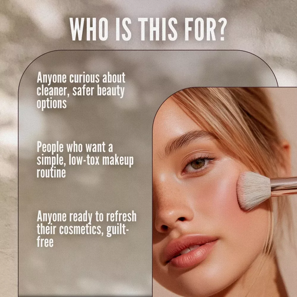 The Clean Beauty Makeup Checklist: Glow Guilt-Free | Clean Beauty Makeup Digital Download | Non-Toxic Skincare Guide & Eco-Friendly Routine