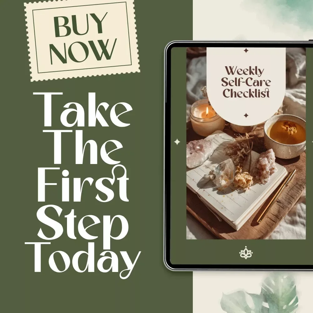 Weekly Self-Care Checklist - Printable Digital Guide for Personal Wellness and Daily Self-Care Routine