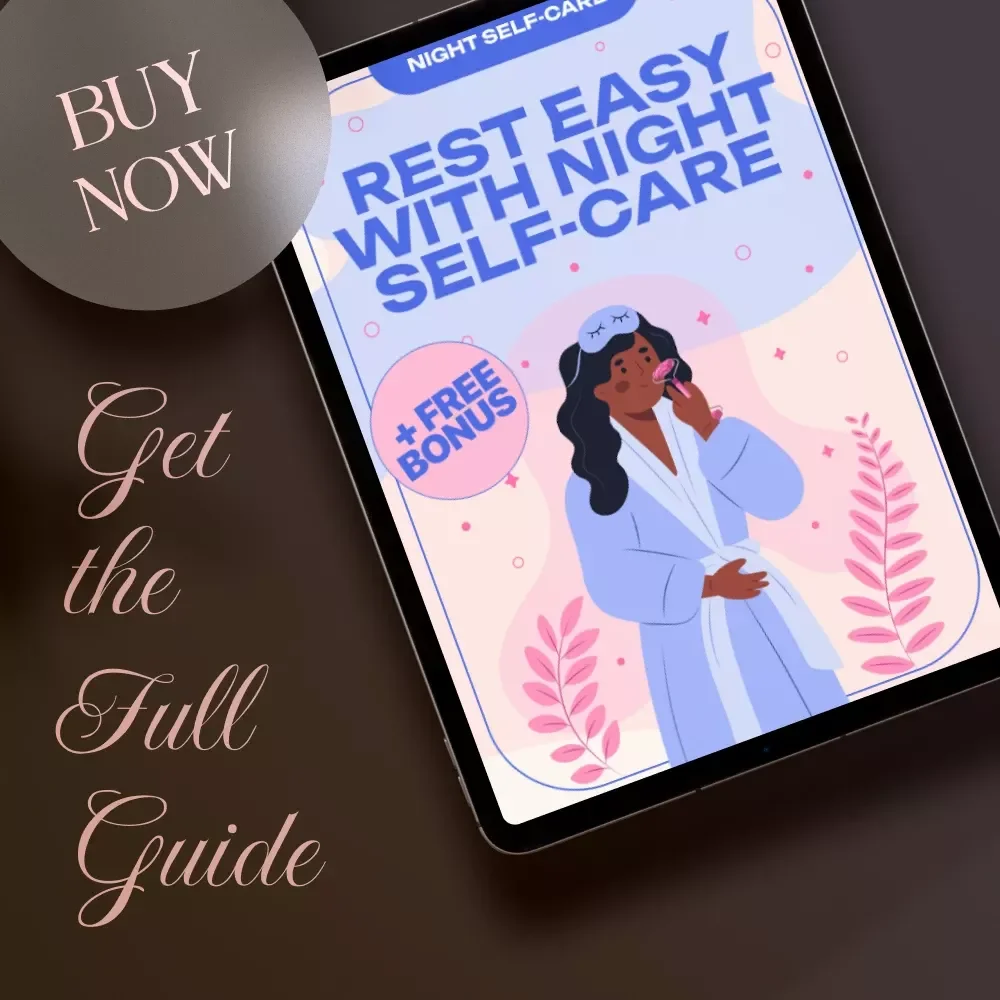 Rest Easy with Night Self-Care | Digital Guide to Build a Relaxing Night Self Care Routine, Sleep Practices, Journaling & Mindful Evening Habits