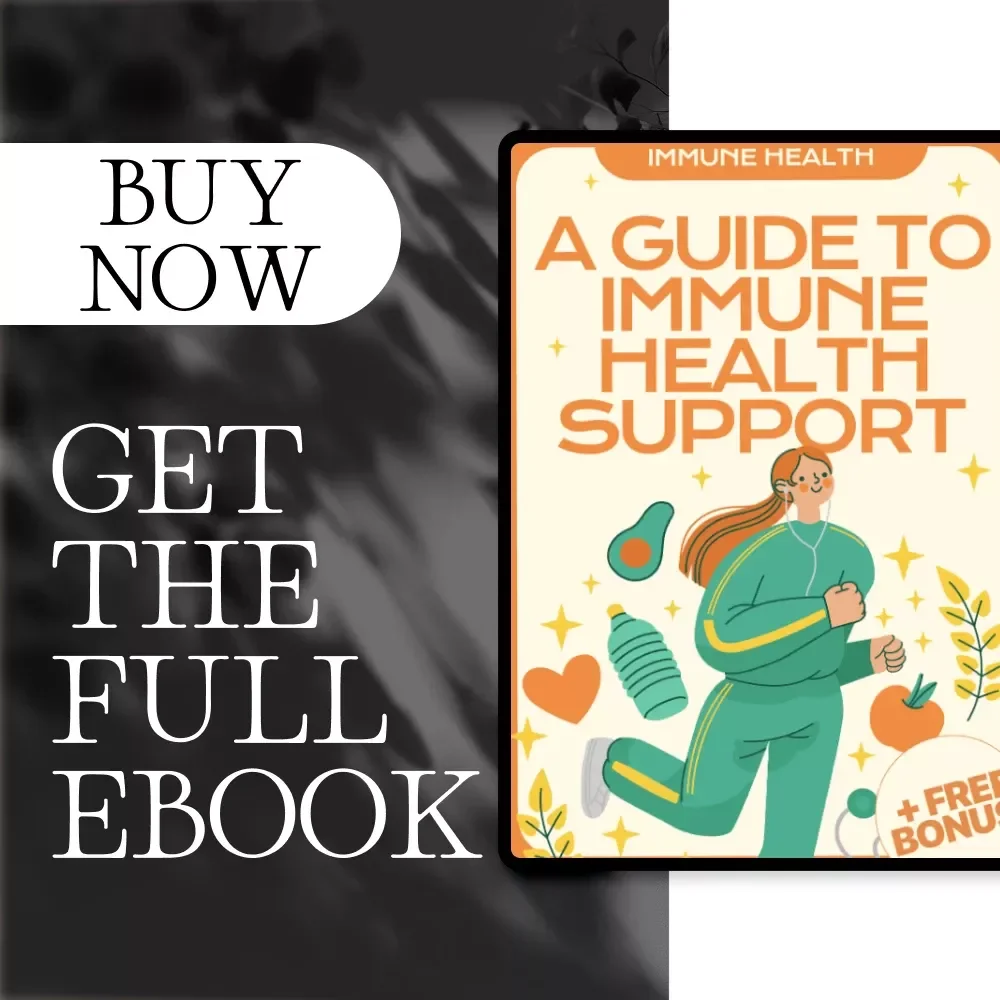 A Guide to Immune Health Support | Digital eBook for Wellness, Nutrition, Stress Relief, Sleep & Everyday Habits