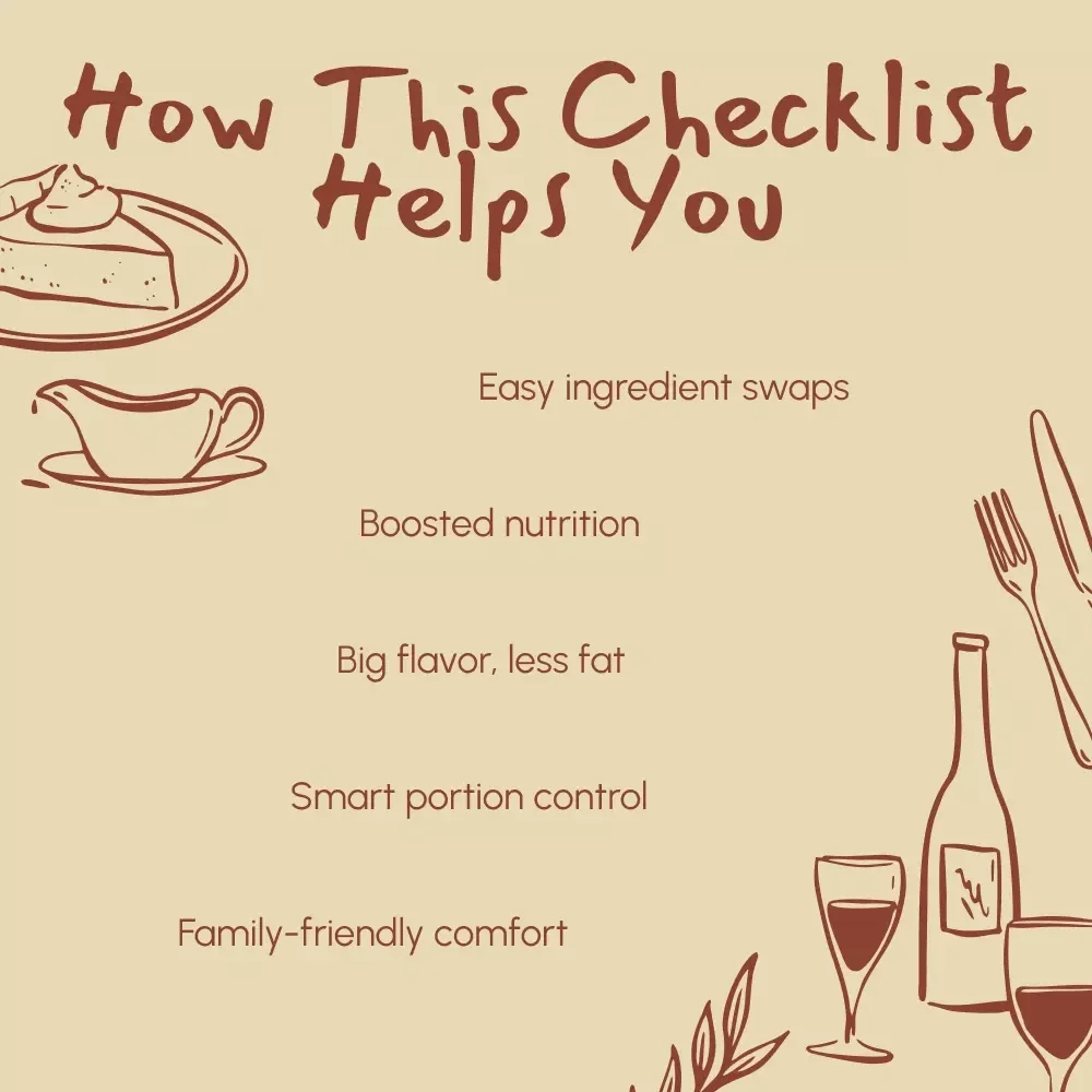 The Guilt-Less Mac & Cheese Checklist: A Healthier Spin for Thanksgiving | Digital Download Guide on How to Make Healthier Mac and Cheese for Thanksgiving