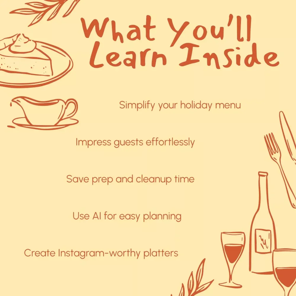 Finger-Lickin’ Fun: Easy Thanksgiving Finger Foods for a Stress-Free Feast | Printable Holiday Party Guide | Quick & Easy Recipes for Entertaining | Easy Finger Foods for Thanksgiving eBook Download